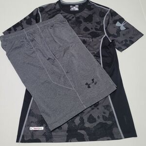 Under Armour Black and Gray Athletic Set